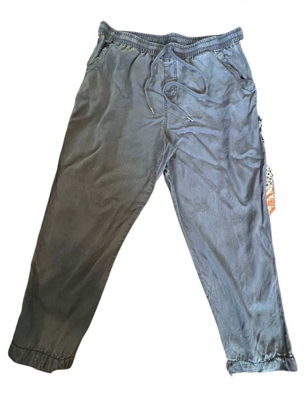 Knox Rose Women's Drawstring Jogger Pants with Patchwork Side Stripe Detail